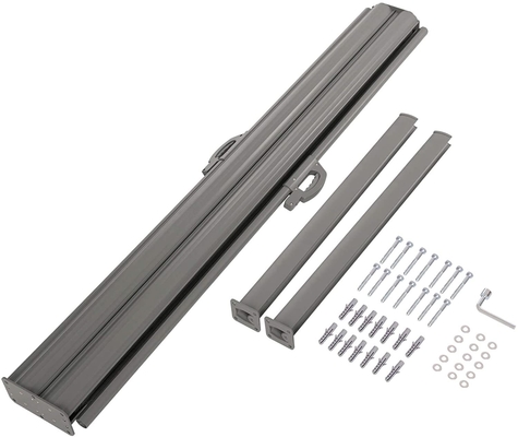 El işlemi ile çift geri çekilebilir Patio Side Screen Awning Polyester malzemesi