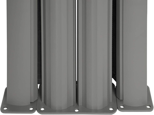 El işlemi ile çift geri çekilebilir Patio Side Screen Awning Polyester malzemesi