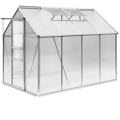 Kaplamamış Çerçeve Dönüşümü 6ft X 8ft Büyük Bahçe Serası Açık Bahçecilik için