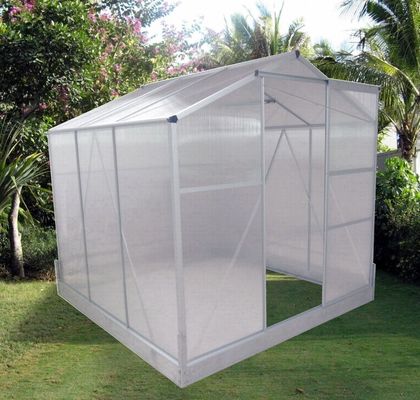 Kaplamamış Çerçeve Dönüşümü 6ft X 8ft Büyük Bahçe Serası Açık Bahçecilik için