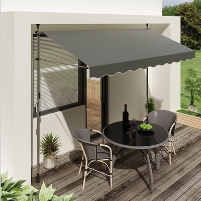 Alüminyum Çerçeve Balkon Yüksekliği ve Eğim Düzenlenebilir için El Çekici Patio Çerçeve