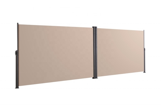 Alüminyum çerçeve ile 160*600cm Çift Çekici Dikey Rüzgar Ekrani Gizlilik Bölücü