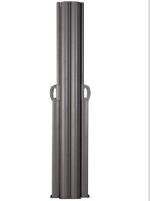Alüminyum çerçeve ile 160*600cm Çift Çekici Dikey Rüzgar Ekrani Gizlilik Bölücü