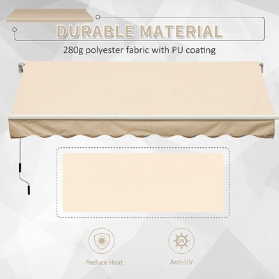 Alüminyum Alaşım Çerçeve Polyester yelken malzemesi ile Dış Güneş Perdesinin Değişimi