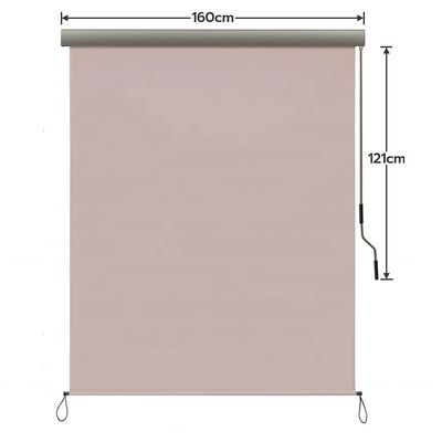 1.6m*2.5m Polyester yelken malzemesi Çekici Su geçirmez Güneş gölgesine düşen Dikey Çatlak