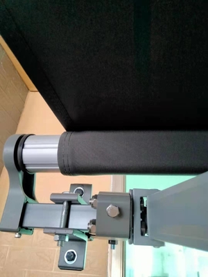 Yelken malzemesi Polyester Patio Balkon için geri çekilebilir gölge UV Suya dayanıklı kapak