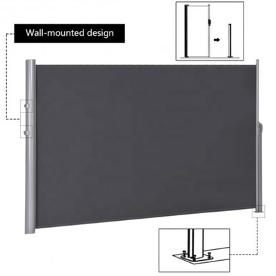 160x300cm Bahçe Güneş Gölgüsü Çatlak Çekici Çatlaklar El Çalışma Patio Side