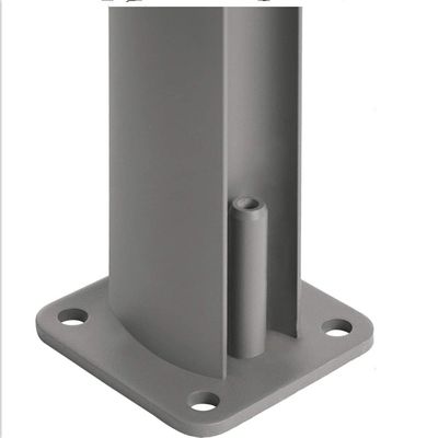 Yüksekliği 160cm Çekici Patio Ekranı Gri Çerçeve 63x118 inç Bahçe Gizlilik Ekranı